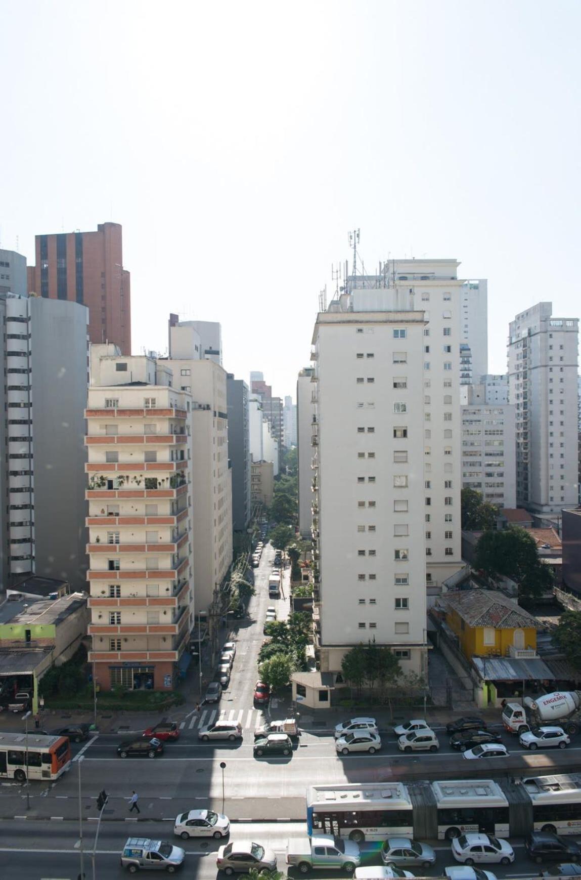 公寓 Bhomy Jardins Confortavel E Descolado Ma606 圣保罗